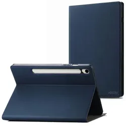 Accezz Classic Klapphülle für das Samsung Galaxy Tab S9 11.0 Zoll / S10 Lite / S10 FE / S9 FE 10.9 Zoll - Dunkelblau