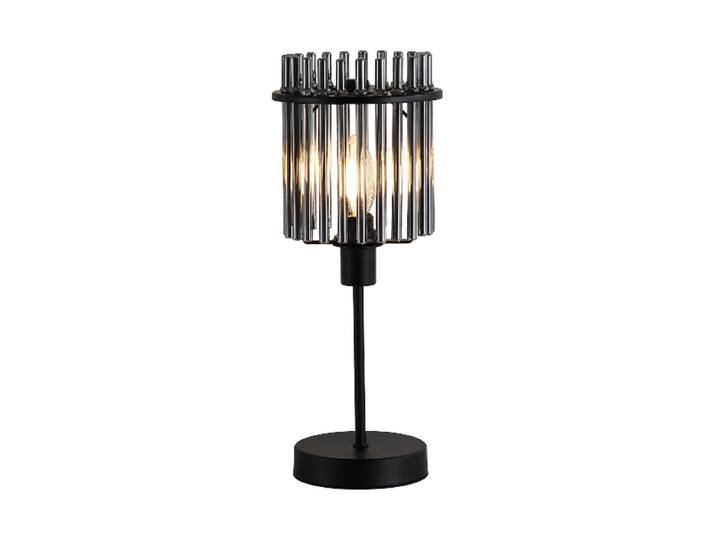 Luxuriöse Tischlampe Swizzle Gold, Champagne Searchlight