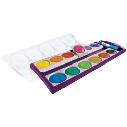 5x Pelikan, Künstlerfarbe + Bastelfarbe, Farbkasten 12ST K12V violett