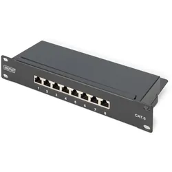 Digitus CAT 6, Klasse E Patch Panel, geschirmt, schwarz