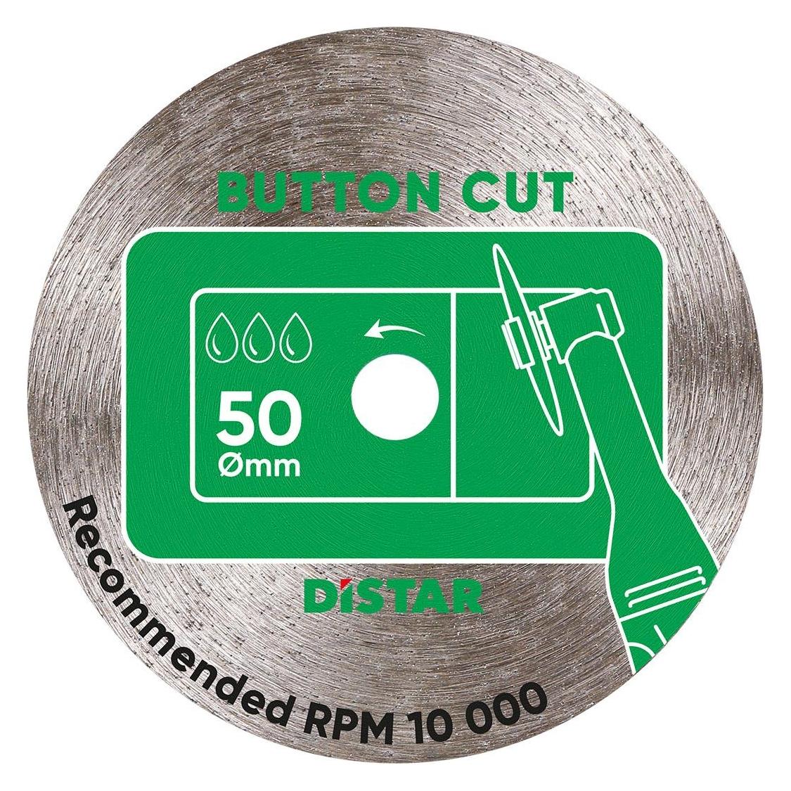 Distar DIAMANTSCHEIBE BUTTONCUT 50 x 0,8 x 5,8 OHNE SCHAFT (73568129)