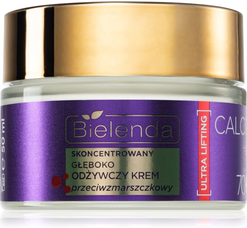 Bielenda Calcium + Q10 Concentrated deeply nourishing anti-wrinkle cream for day 70+ firming anti-ageing day cream 50 ml