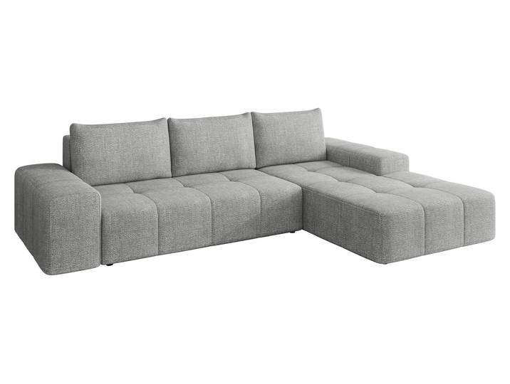 MIRJAN24 Ecksofa Tonseo L, Stilvoll L-Form Sofa mit Schlaffunktion und Bettkasten, Wohnlandschaft (Seite: Rechts, Frabe: Margo 227.09)
