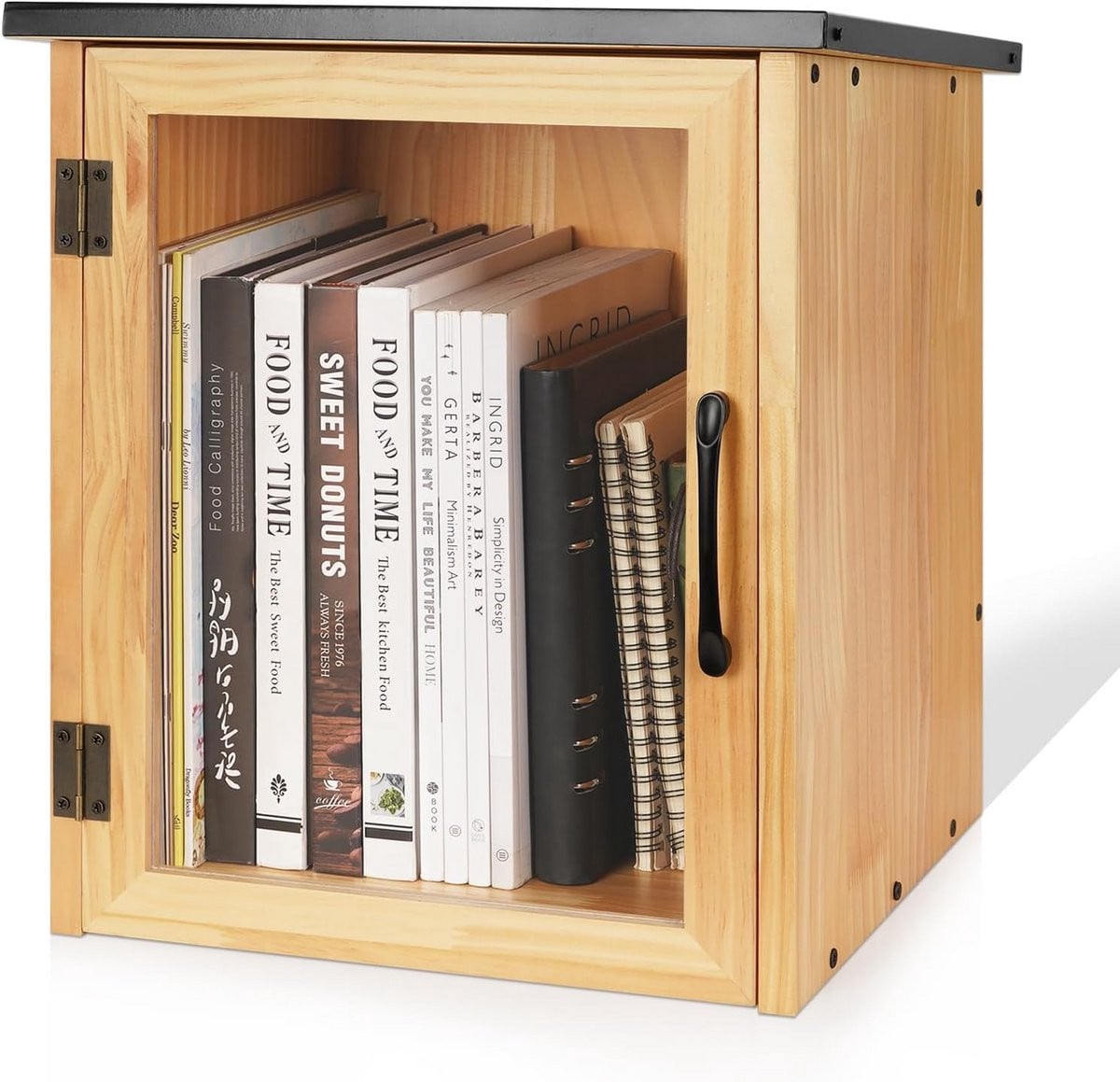 Houten Buiten Bibliotheek voor Gemeenschap en Tuin