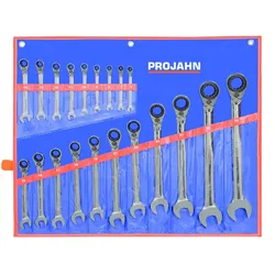 Projahn GearTech Schlüssel Satz RollTasche umschaltbar 20 tlg