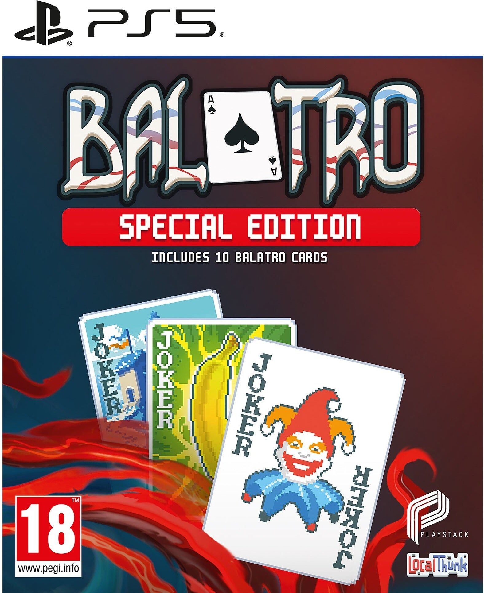 Fireshine Games Balatro Special Edition for PlayStation 5 (Disc) - PEGI 18 - PlayStation 5 Game