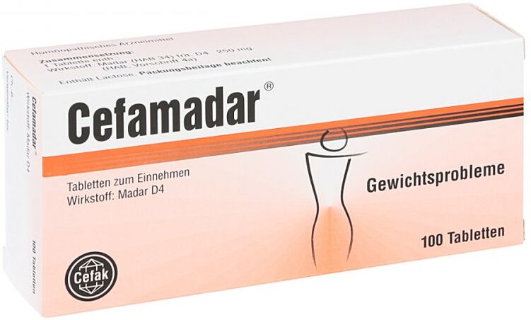 Cefamadar Tabletten 100stk