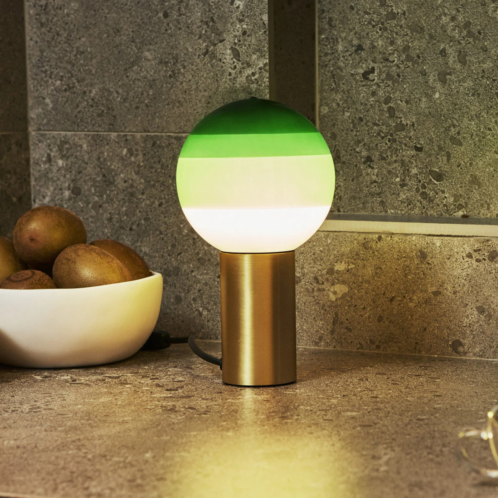 Marset Dipping Light Tafellamp van Glas met Lampenkap, Hoogte: 22 cm