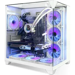 Systemtreff Gaming PC G255864 (2000 GB, 32 GB), PC, Weiss