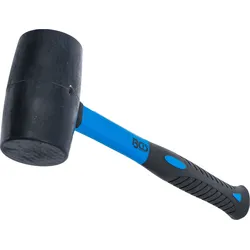 BGS Gummihammer | Fiberglasstiel | schwarzer Kopf | Ø 65 mm | 720 g