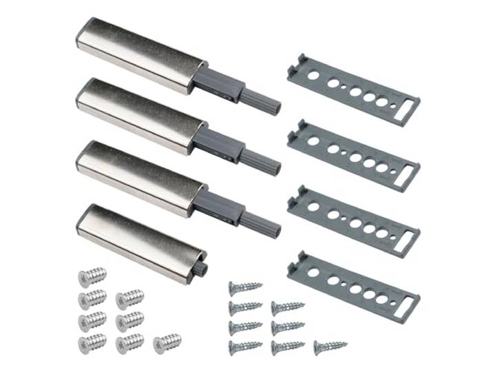 Lot de 4 ouvre-portes à pression compatibles avec les armoires IKEA UTRUSTA METOD Push to Open