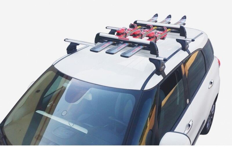 Fabbri Portasci per barre da tetto  ALUSKI & BOARD 5 estensibile