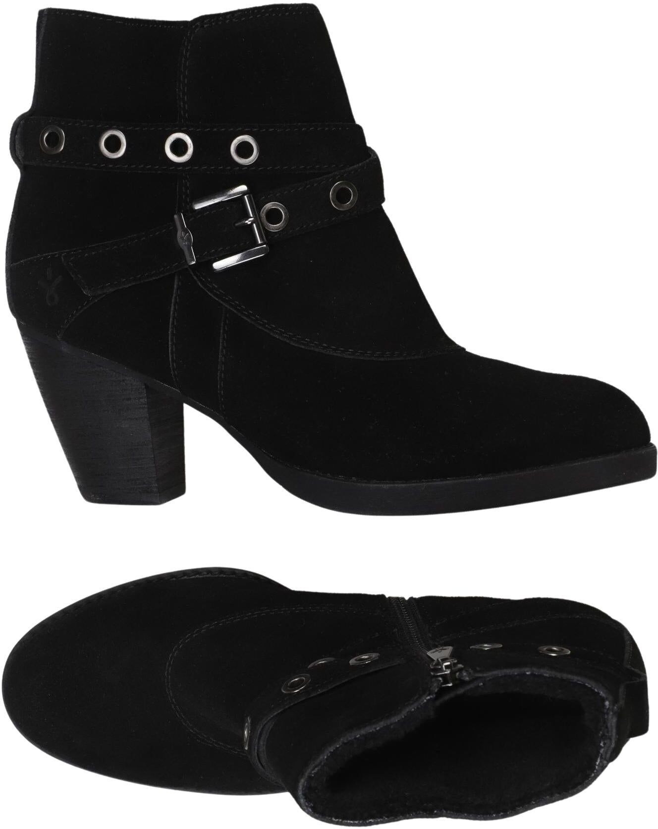 Emu Australia Damen Stiefelette, Schwarz, Gr. EU 39, Leder - Second Hand
