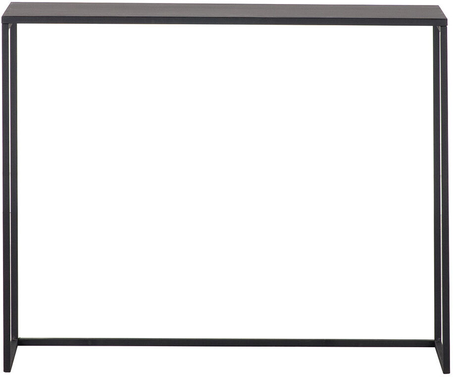 Miliboo Console industrielle en métal noir L100 cm KARL