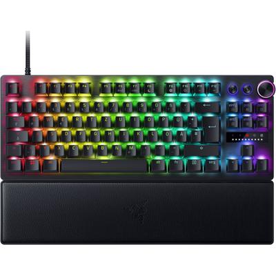 RAZER Gaming-Tastatur "Huntsman V3 Pro Tenkeyless DE Layout", schwarz, B:36,3cm H:3,8cm T:13,9cm, Tastaturen