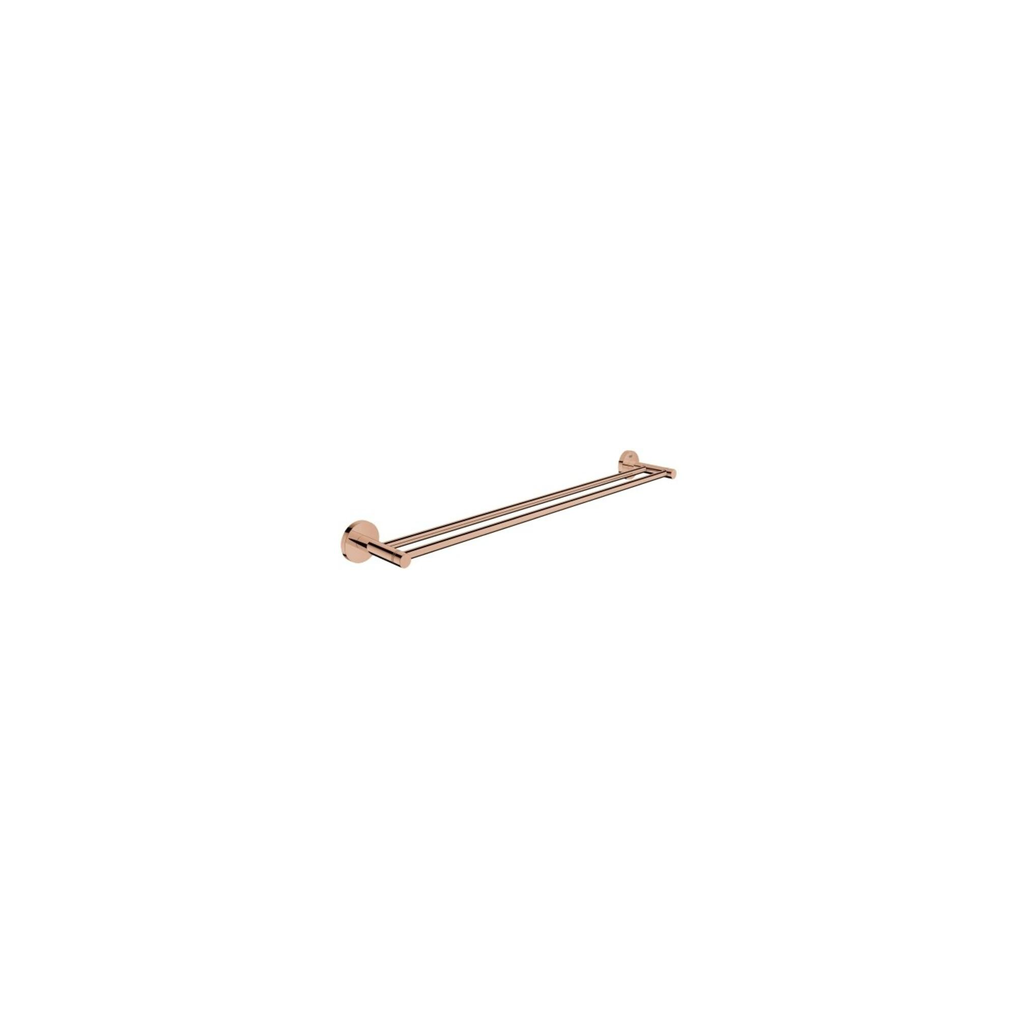 Grohe Doppel-Badetuchhalter Essentials 60cm, verdeckte Befestigung, warm sunset (40802DA1)