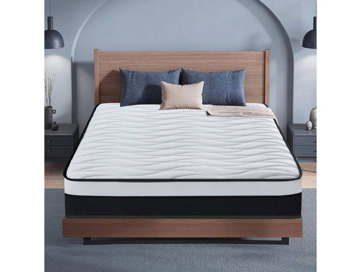Matelas 140x190 cm Très épais 28 cm Matelas Ressorts Ensachés Hybrid Mousse mémoire Soutien ferme H3 certifié Oeko-Tex