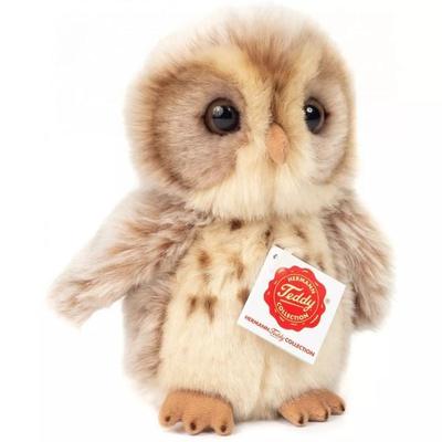 Teddy Hermann 94170 - Eule stehend, 16 cm, Plüschtier