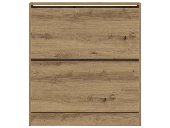 Elégant Meuble à chaussures Marron - Armoire à chaussures avec stockage Chêne fumé 80x21x87.5cm PRO8108095069071