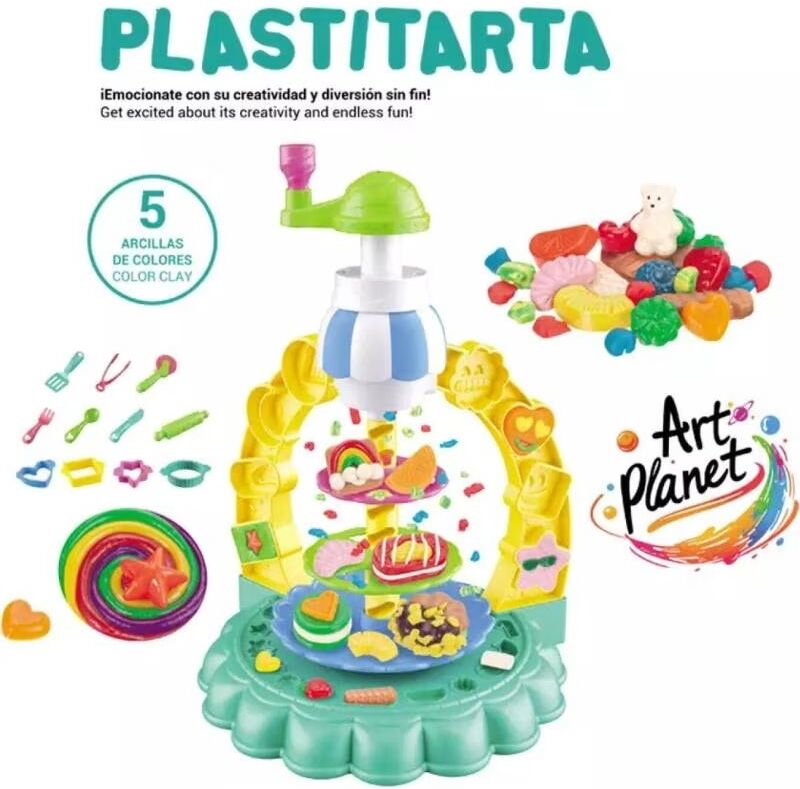 Toy Planet Set De Juego Creativo Plastitarta Art Planet Multicolor 4 Años Niño