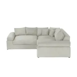 smart Ecksofa  Lionore ¦ grau ¦ Maße (cm): B: 256 H: 86 T: 256.0