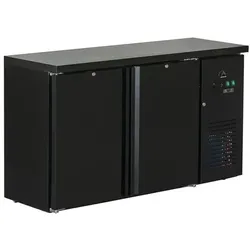 Wimar Gastro Barkühler Barkühlschrank Flaschenkühltisch 2 Türen, 280 L +2/+8°C
