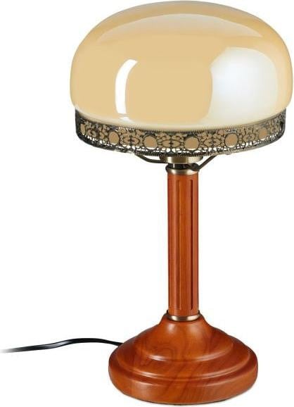 Tafel lamp in antieke stijl, beige kleur