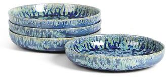 LEMIEUX ET CIE Hanami 4-Piece Stoneware Pasta Bowl Set