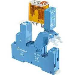 Finder Schraubfassung blau 97.01