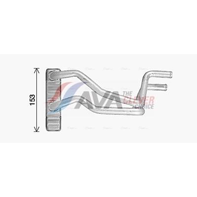 AVA CLEVER CHOICE Wärmetauscher, Innenraumheizung mt6287 für Peugeot