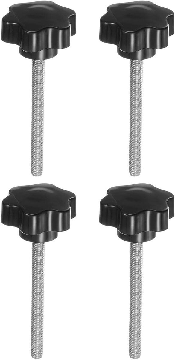 Sterknoppen M8 Handgrepen Zwart M8 x 100 mm