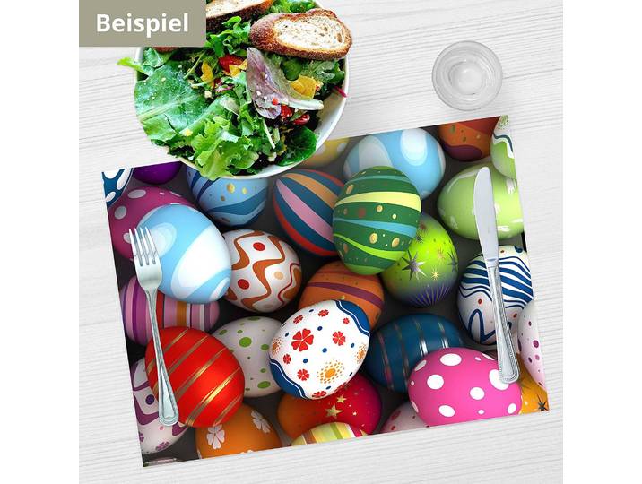Tischset Bunte Ostereier I 12er-Set 44 x 32cm Multicolor