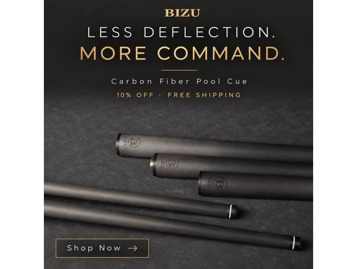 BIZU Manche de queue de billard en fibre de carbone, pointe de 12,5 mm, joint en acier, accessoires pour queue de billard (uniquement le manche)
