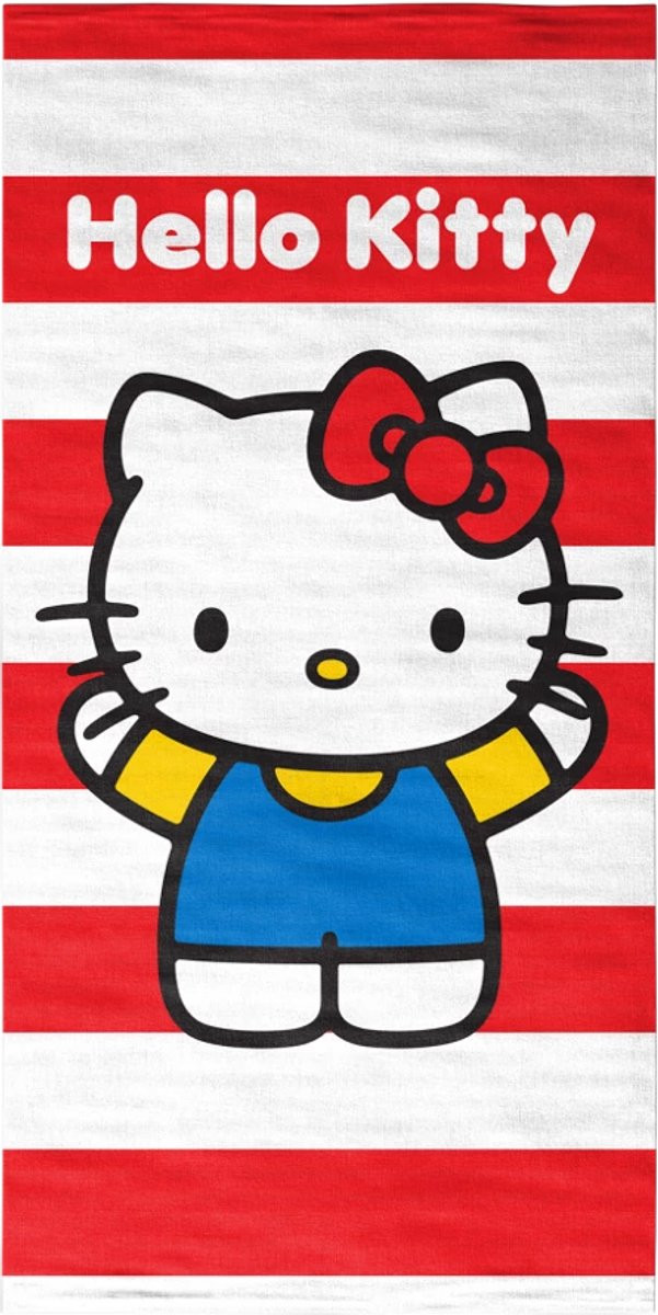 Hello Kitty strandlaken voor volwassenen - 140 x 70 cm - Sneldrogend