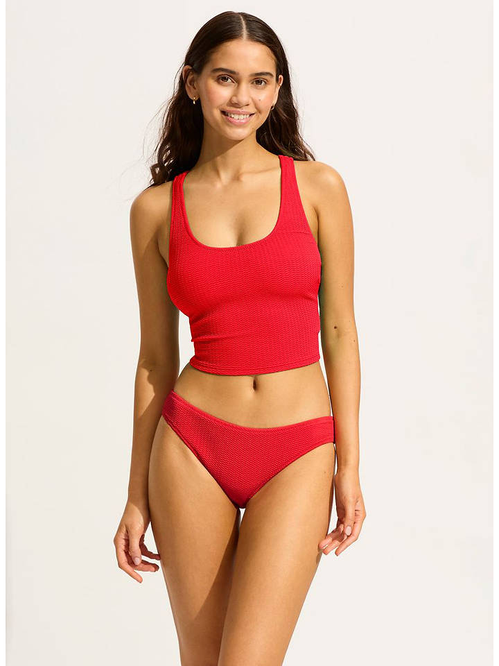 Seafolly Bikini-Hose in Rot - XXL