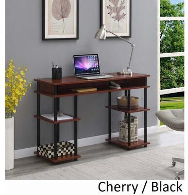 Convenience Concepts Designs2Go No Tools Student Desk with Shelves