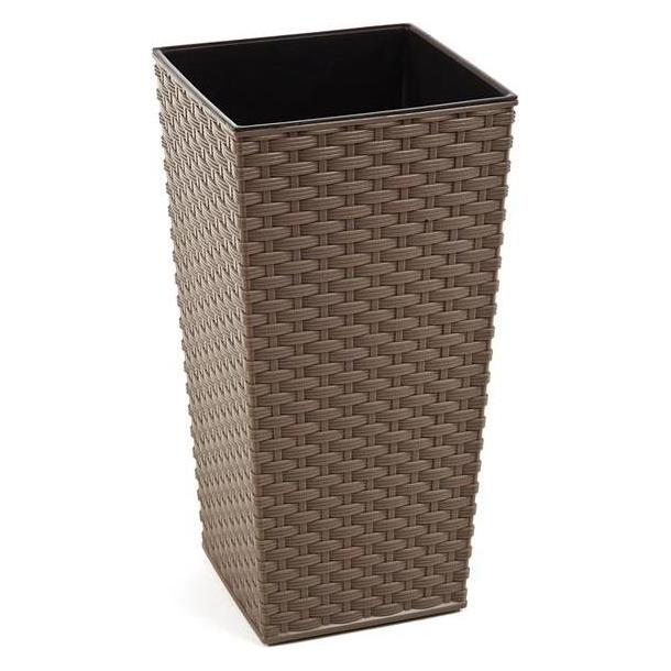 Lamela Blumentopf 574-83, Kunststoff, Ø 30 cm, braun (30 x 30 x 57 cm) (5900119835744)