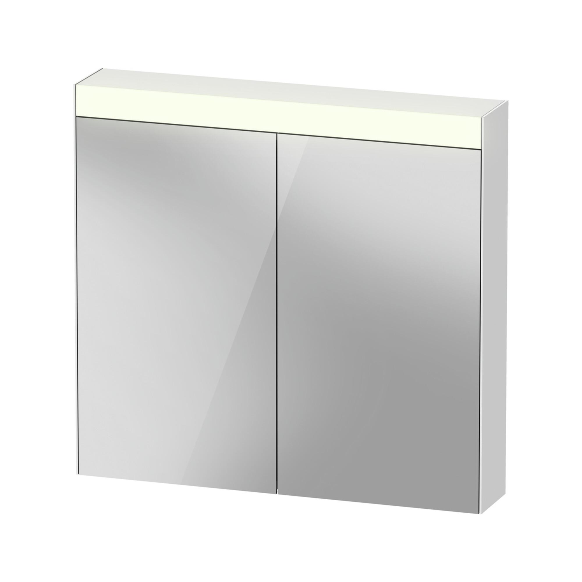 Duravit Spiegelschrank Best Version 81x14,8x76cm, 15 W, 2 Türen, LED (LM7841000001)