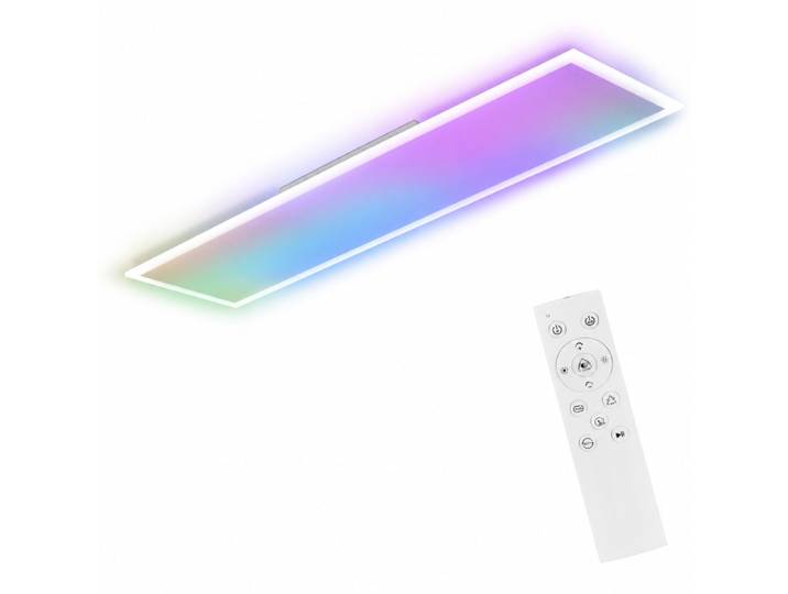 Plafonnier fer blanc 29.5x119.5x5.6cm led 39w