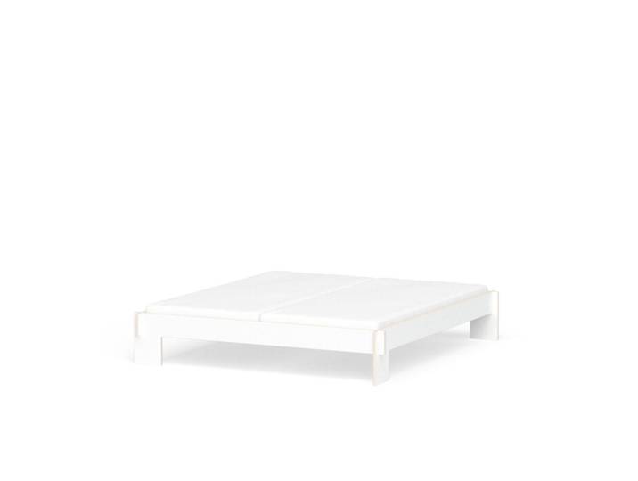 Nils Holger Moormann Bett Siebenschläfer weiß, Designer Christoffer Martens, 192.6x36.5 cm