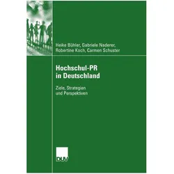 Hochschul-PR in Deutschland, Fachbücher von Heike Bühler