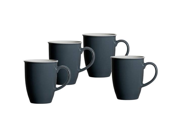 Ritzenhoff Breker Kaffeebecher Doppio Anthrazit 320 ml 4er Set, Keramik, Geschirr, Tassen, Kaffeebecher