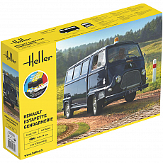 Heller - STARTER KIT Renault Estafette Gendarmerie - 1:24 - 167 Teile 305619