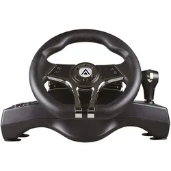 Kyzar Playstation Steering Wheel (PC, PS3, PS4, Switch), Gaming Controller, Schwarz
