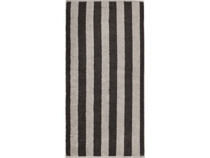 Cawö Cawo Pure Strepen Handdoek 50/100 basalt