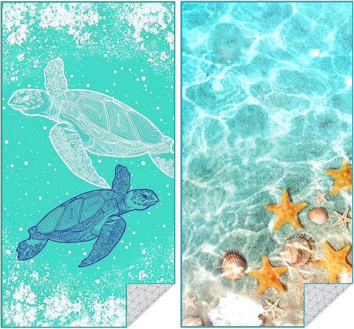 Strandlaken microvezel XXL handdoek 180 x 80 cm