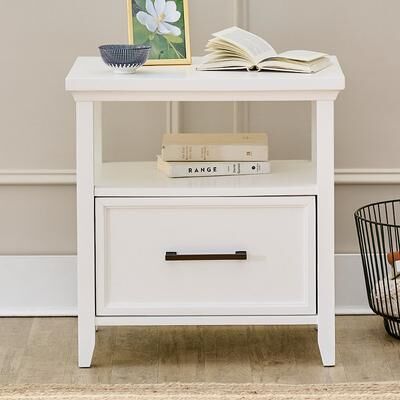 Layne Nightstand - White - Grandin Road