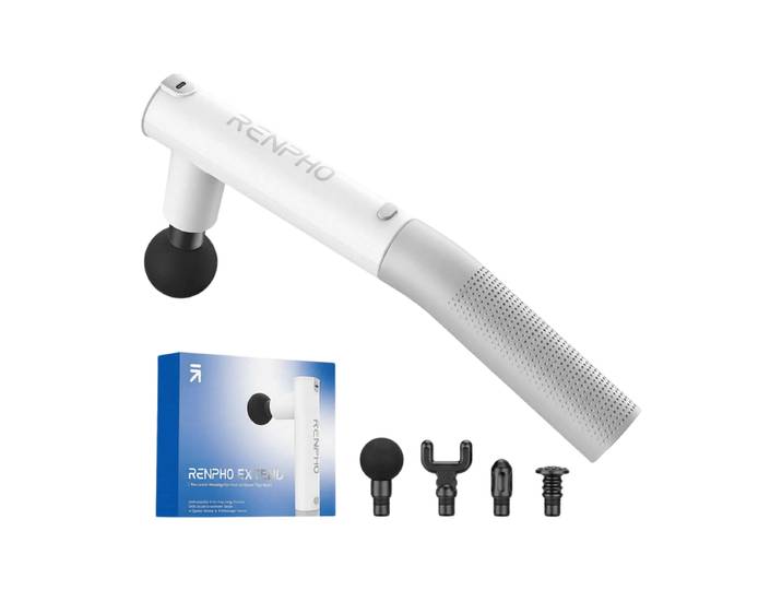 RENPHO R-C004 Massage Gun met Verlengd Handvat - Elektrisch Spiermassagepistool Deep Tissue