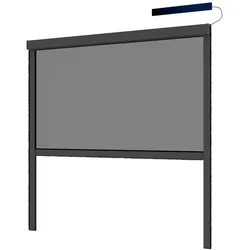 Hecht Hecht Elektrischer Insektenschutzrollo, 110x220 cm, anthrazit