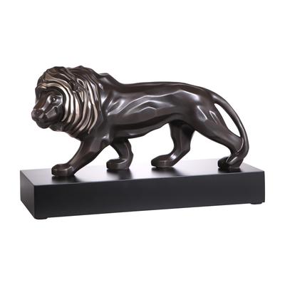 Dekofigur GOEBEL "Dekofigur Löwe Studio 8 Serengeti 43,5 cm anthrazit", grau (anthrazit), B:18cm H:27cm T:43,5cm, Dekofiguren